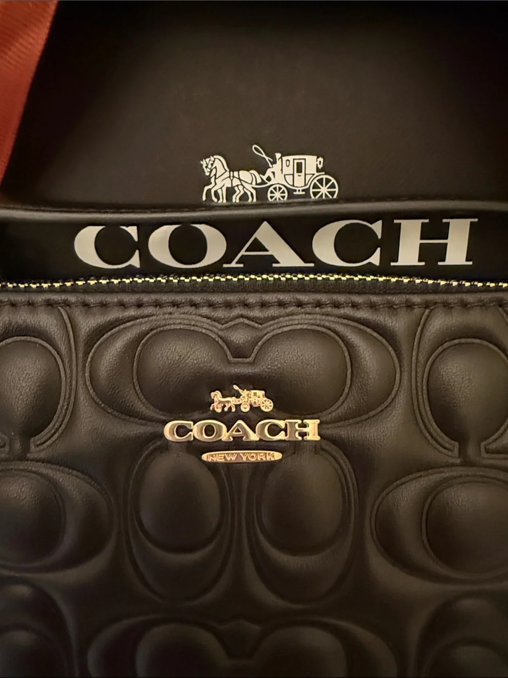 Coach signature smooth